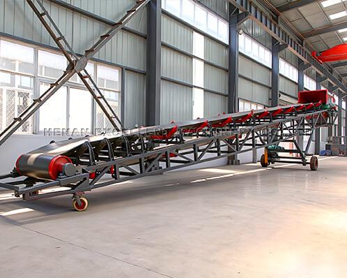 Portable Belt Conveyor For Sugar Bag Handling factory